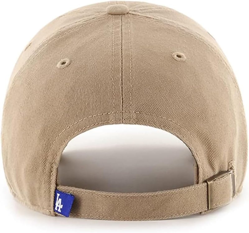 47 MLB Unisex-Adult Alternate Clean Up Adjustable Hat Cap - One Size (US, Alpha, One Size, Los Angeles Dodgers Khaki/White) - Image 2